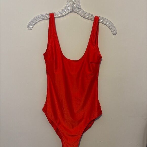 Size US 6 red Nasty Gal Collection bathing suit - Picture 1 of 2